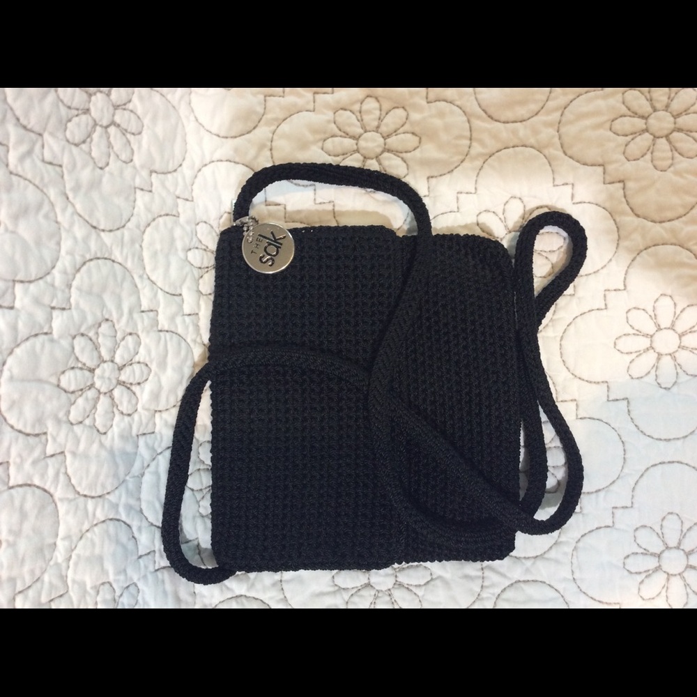THE SAK black crochet crossbody